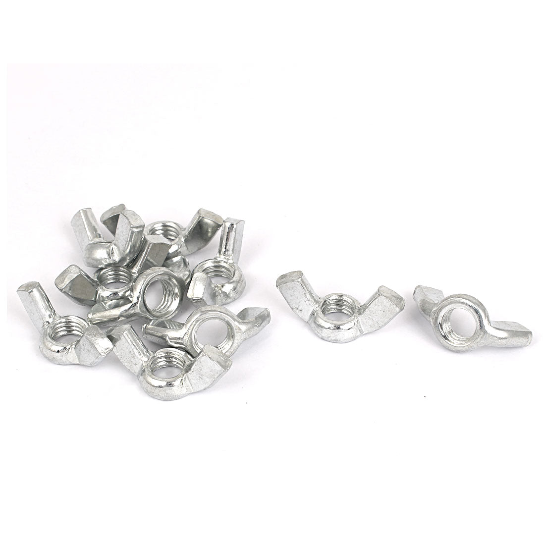 Harfington 3/8"-16 Thread Carbon Steel Wingnut Butterfly Wing Nuts 10pcs