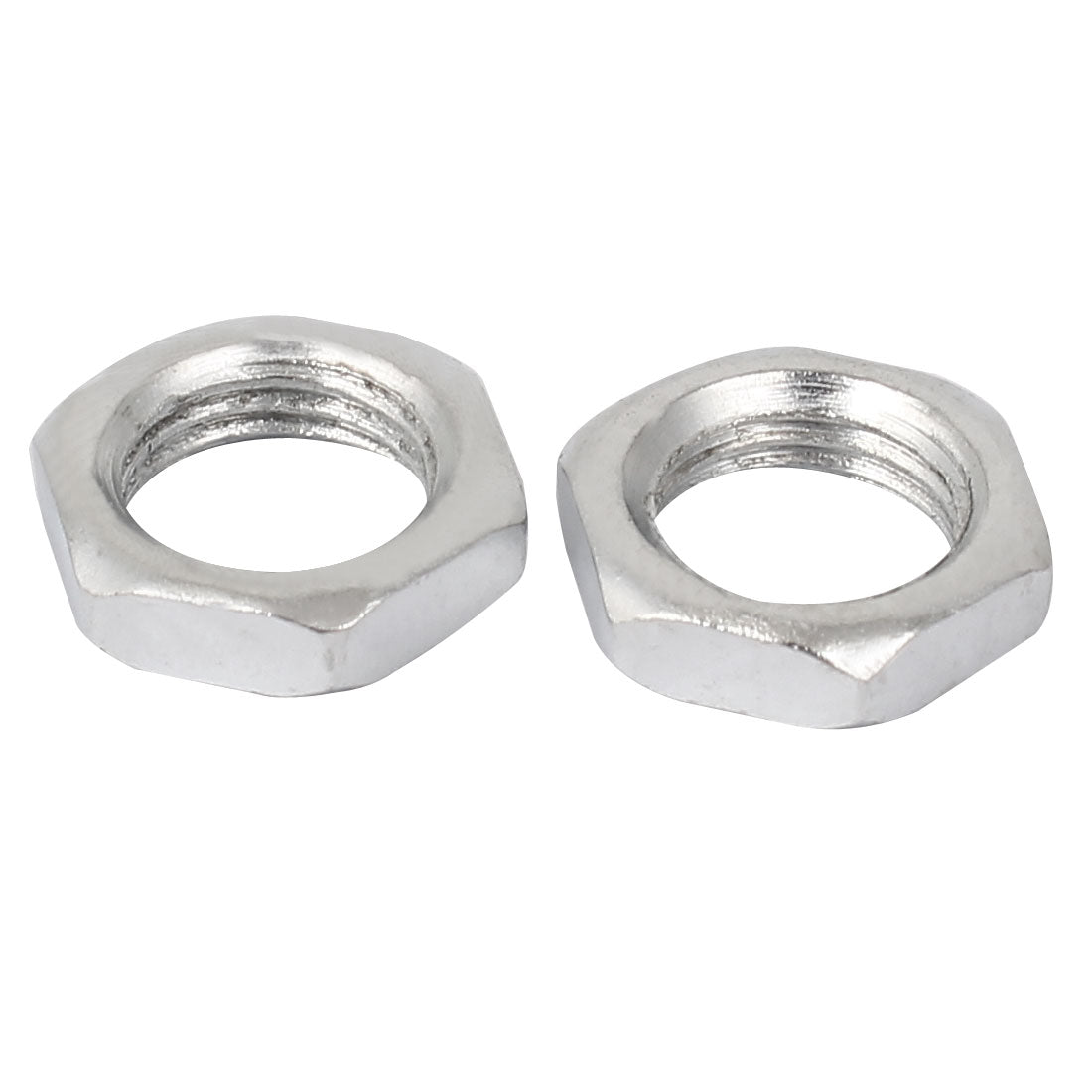 Harfington M10x1x4mm Zinc Plated Hex Nuts Fastener 50pcs for Screws Bolts