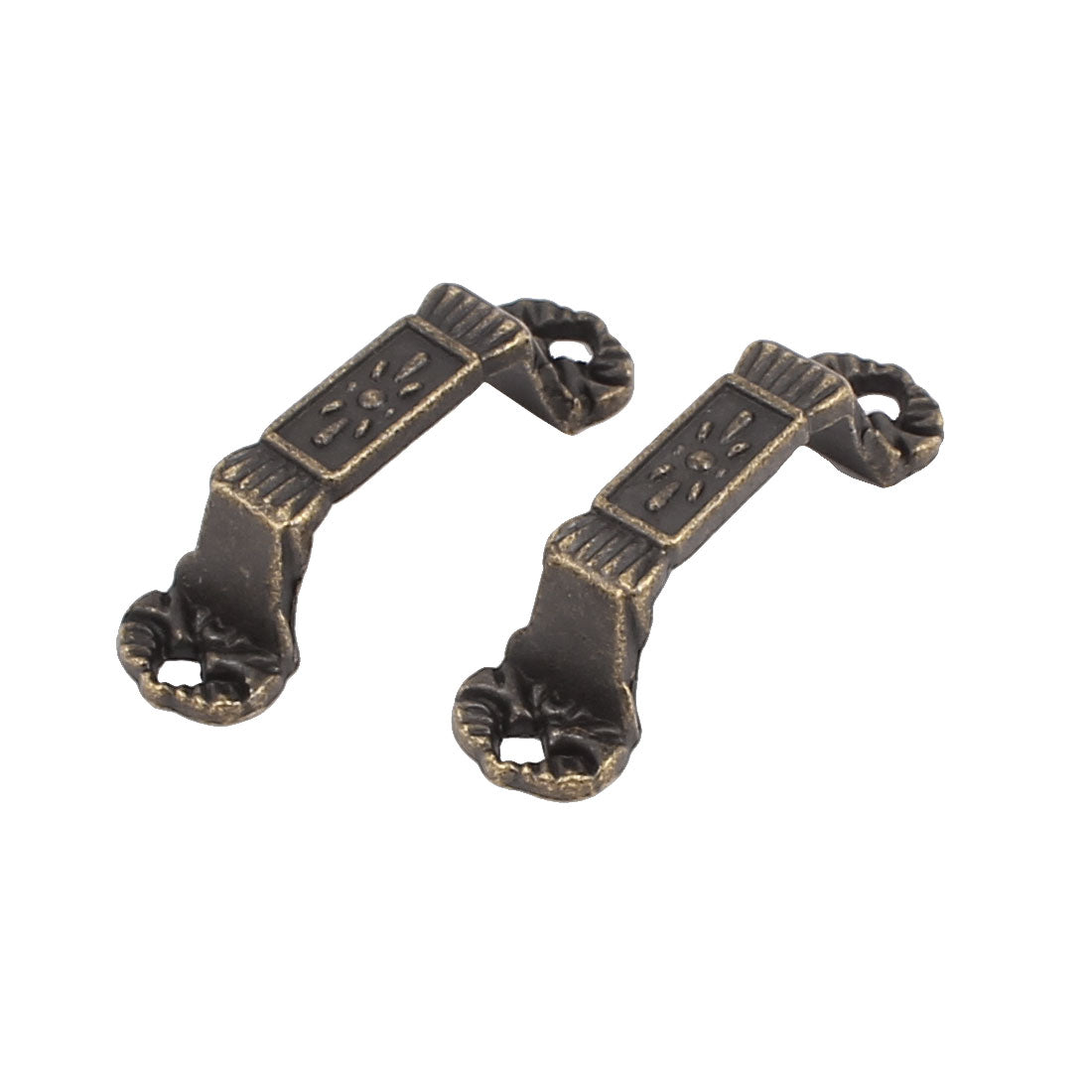 uxcell Uxcell Jewelry Box Zinc Alloy Vintage Style Bow Pull Handle 40mmx11mmx10mm 10pcs