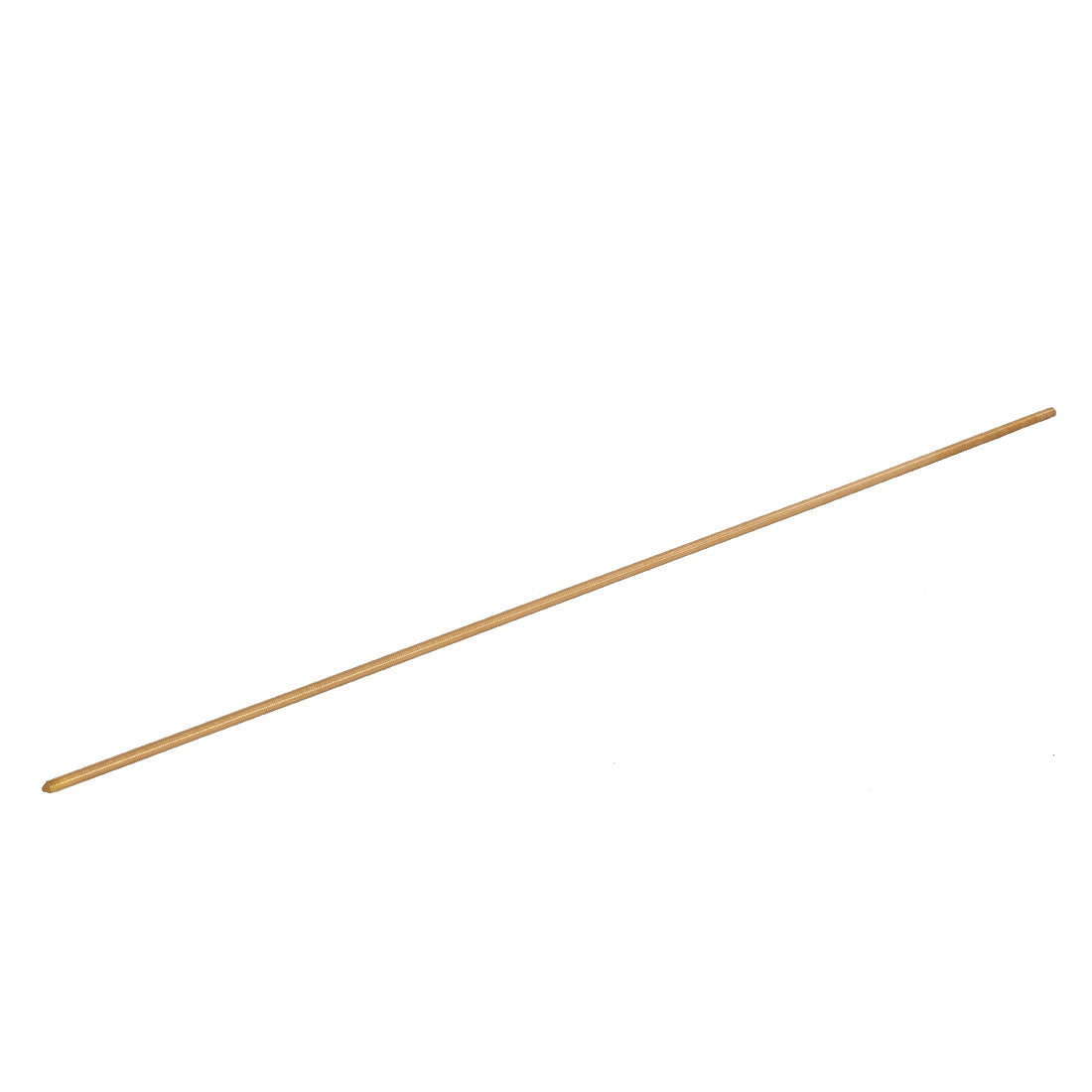 Harfington M5 x 500mm Male Threaded 0.8mm Pitch Full Thread Brass Rod Bar Fastener Gold Tone