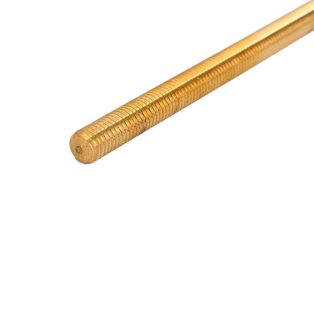 Harfington M8 Male Threaded 1.25mm Pitch Full Thread Brass Rod Bar Fastener 500mm Length