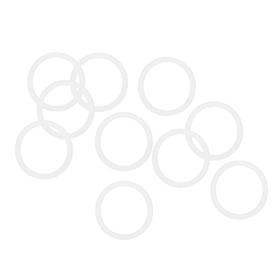 Harfington 16mm x 20mm x 2mm Silicone Oil Gas Seal   Gasket Sealing Rings 10 Pcs