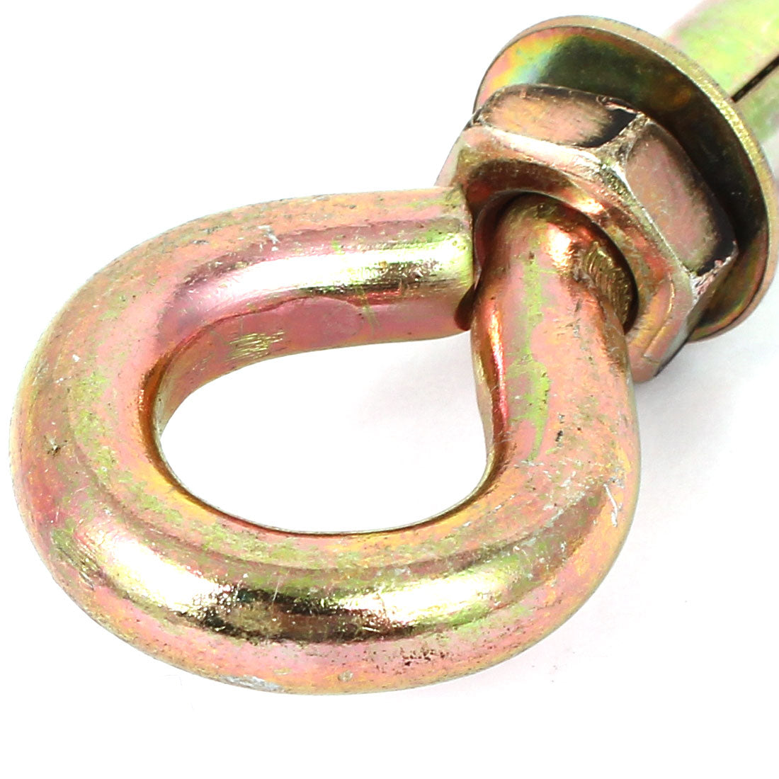 Harfington Wall Concrete Brick Expansion Screws Closed Hook Bolts 12mm Dia Sleeve 4 Pcs