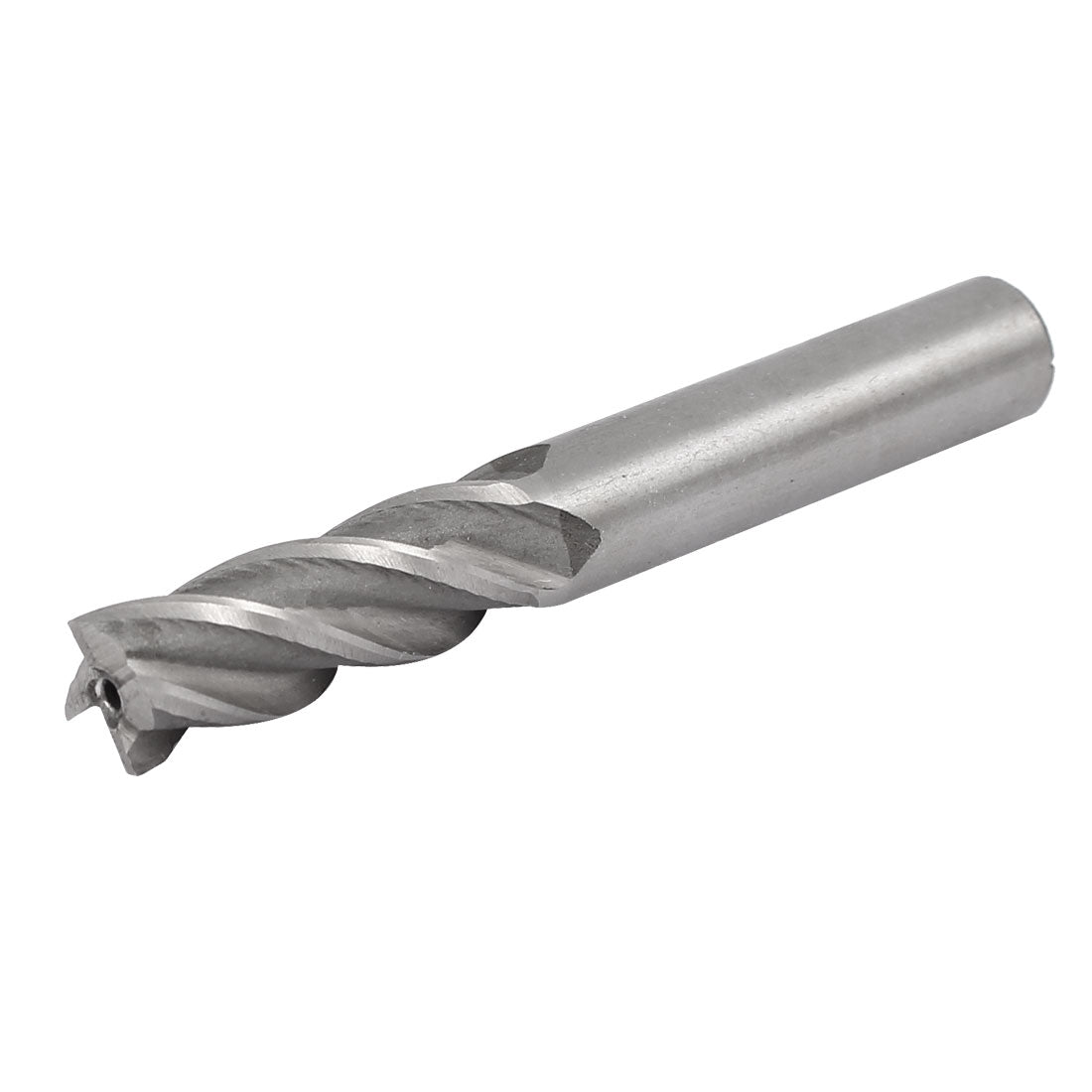 Harfington 3/8" Cutting Dia 4 Spiral Flutes Straight Shank Cutter Tool HSS-AL End Mill Bit