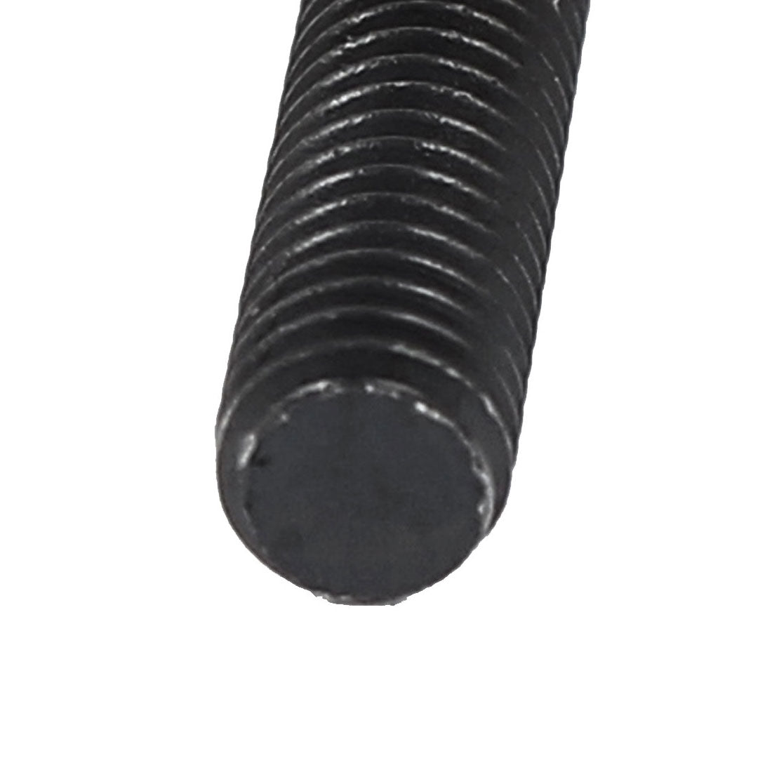 Harfington M5x70mm Thread Cap Head Socket Screws Hexagon Bolts Black 10 Pcs