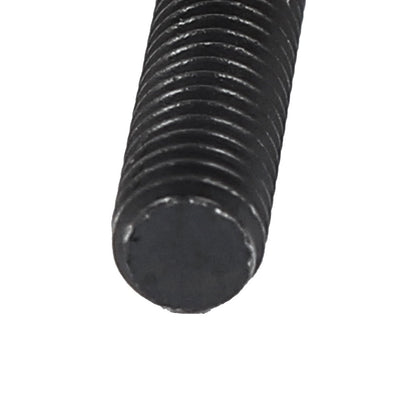 Harfington M5x70mm Thread Cap Head Socket Screws Hexagon Bolts Black 10 Pcs