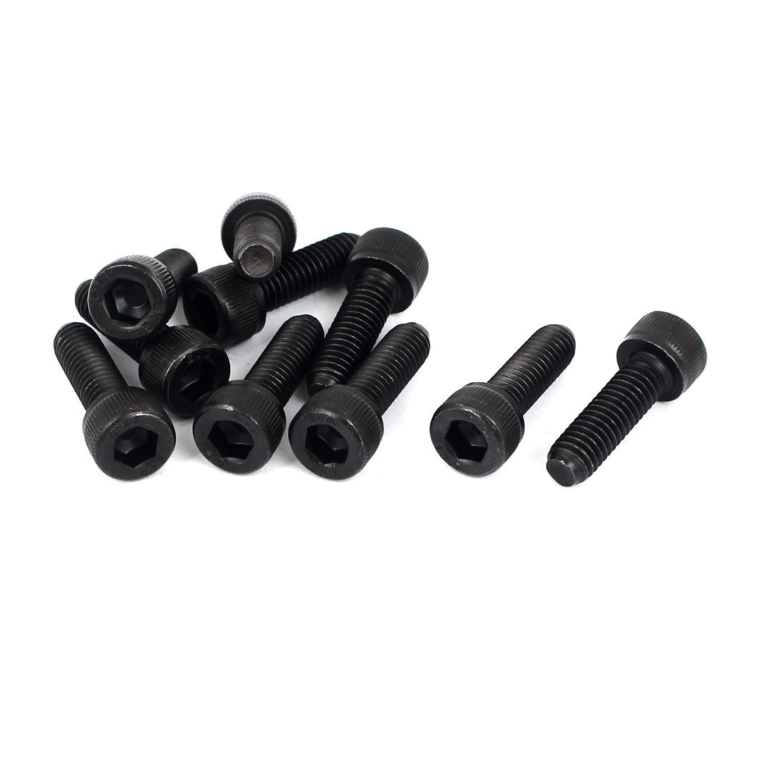 Harfington 10 Pcs M6 x 20mm 12.9 Alloy Steel Cap Head Hex Key Socket Fasteners Screws