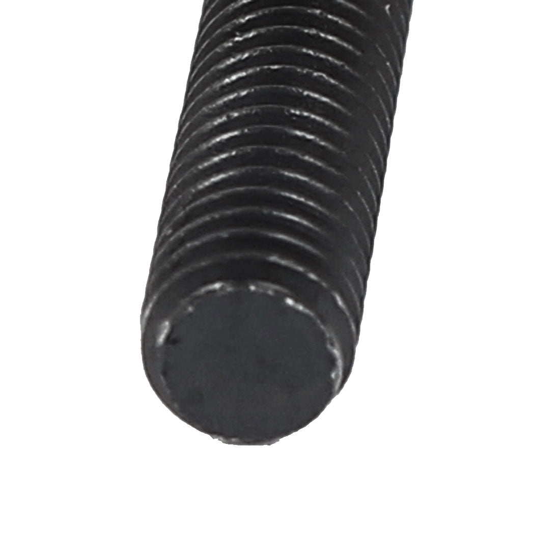 Harfington M6 x 45mm 12.9 Alloy Steel Hex Socket Key Head Cap Screws Bolts Black 10pcs