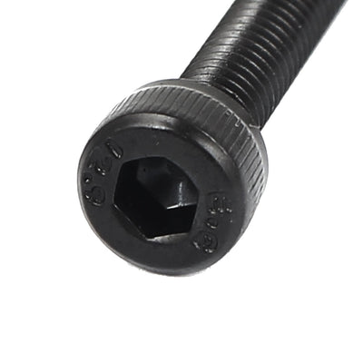 Harfington 10pcs M6 x 50mm 25mm Long Partially Threaded Hex Socket Key Cap Head Screws