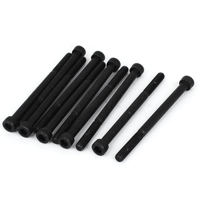 Harfington 10 Pcs M6 x 85mm 12.9 Alloy Steel Cap Head Hex Socket Screws Fasteners