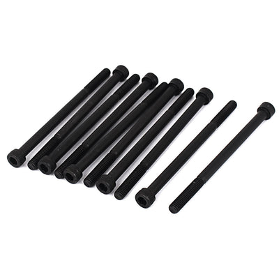 Harfington 10pcs M6 x 95mm 12.9 Alloy Steel Cap Head Hex Socket Screws Bolts