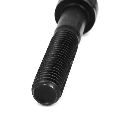 Harfington M8 x 45mm Grade 12.9 Alloy Steel Hex Socket Head Screws Black 10PCS