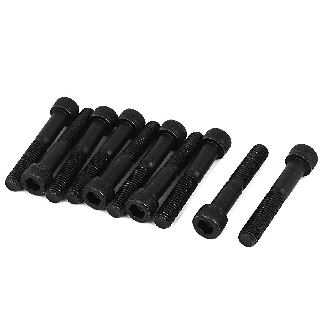 Harfington 10 Pcs M10 x 60mm Alloy Steel Hex Socket Key Cap Head Screws Bolts