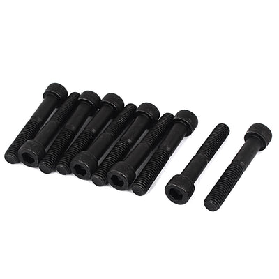 Harfington 10 Pcs M10 x 60mm Alloy Steel Hex Socket Key Cap Head Screws Bolts