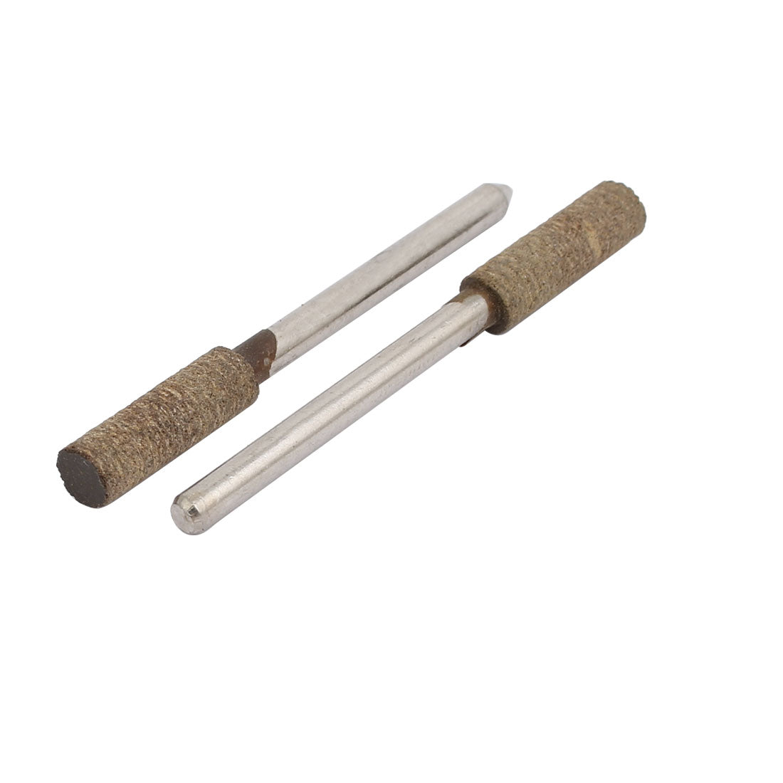 Harfington 3mm Dia Shank 5mm Head Cylinder Abrasive Mounted Point Grinding Bit 50pcs