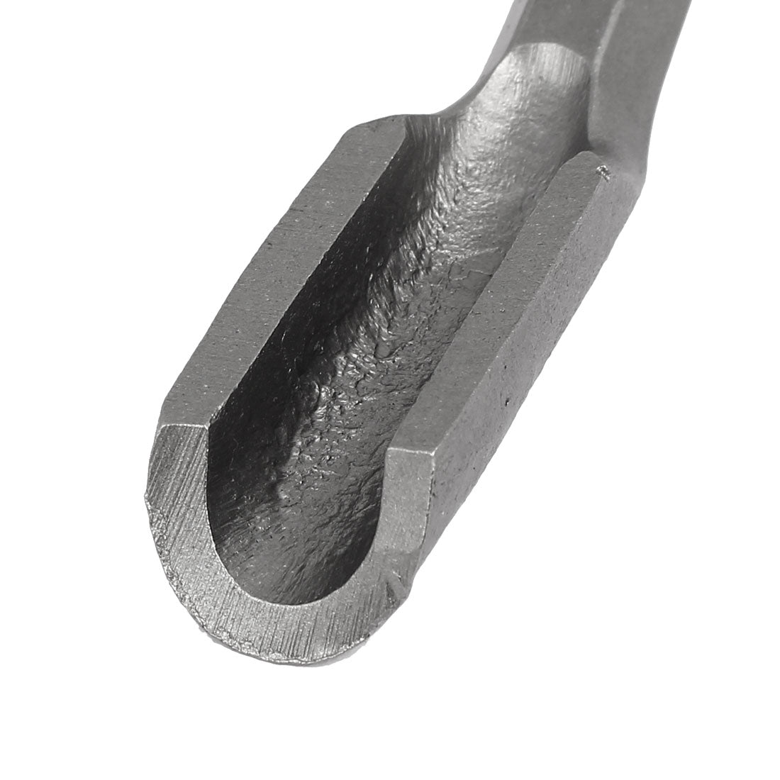 Harfington 250mm 10-inch Length 22mm U Sharp Width  Shank U-Shaped Hook Chisel Gray
