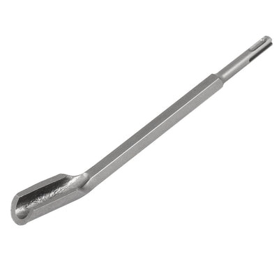 Harfington 250mm 10-inch Length 22mm U Sharp Width  Shank U-Shaped Hook Chisel Gray