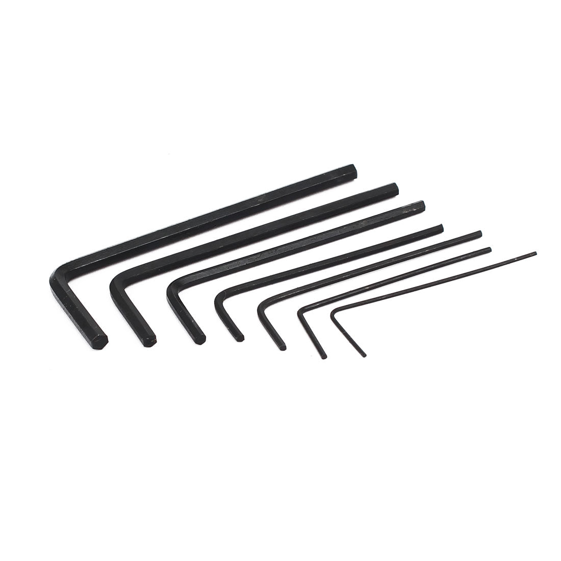 Harfington 0.7mm-3.0mm Hex Head L Shape Hexagonal Spanner Wrench Set 7 in 1
