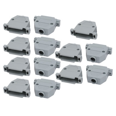 Harfington 13pcs Hood Cover Cap Protector Case for RS232 D-SUB DB15 15P Female Connector