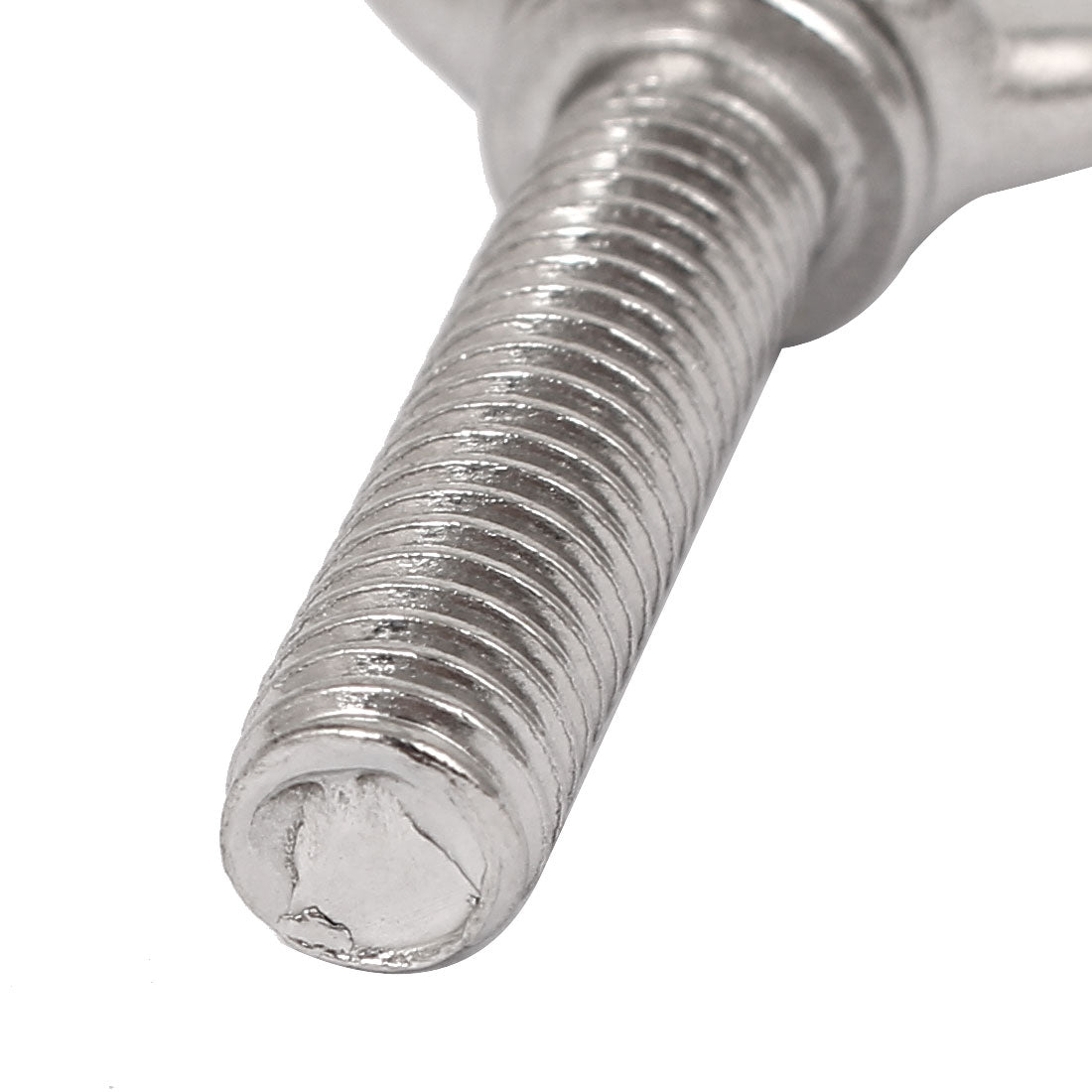 Harfington M8 x 30mm Male Thread 304 Stainless Steel Butterfly Wing Screws Bolts 2 Pcs