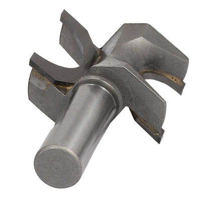 Harfington 1/2-inch Straight Shank 1-inch Bead Dia Bull Nose Half Round Grooving Router Bit