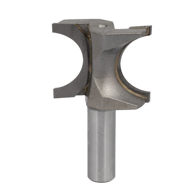 Harfington 1/2-inch Straight Shank 1-inch Bead Dia Bull Nose Half Round Grooving Router Bit