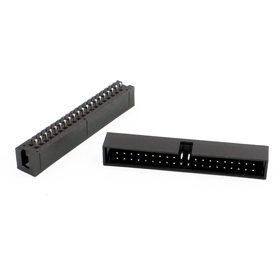 Harfington 17 Pcs 40-Pin Double Dual Row Box Header Connector Pitch 2.54mm