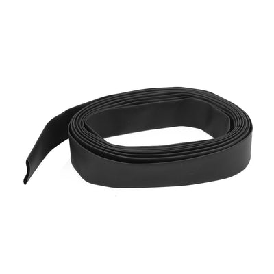 Harfington 16mm Dia 2:1 Heat Shrink Tubing Tube Sleeving Wire Cable Black 5M Length