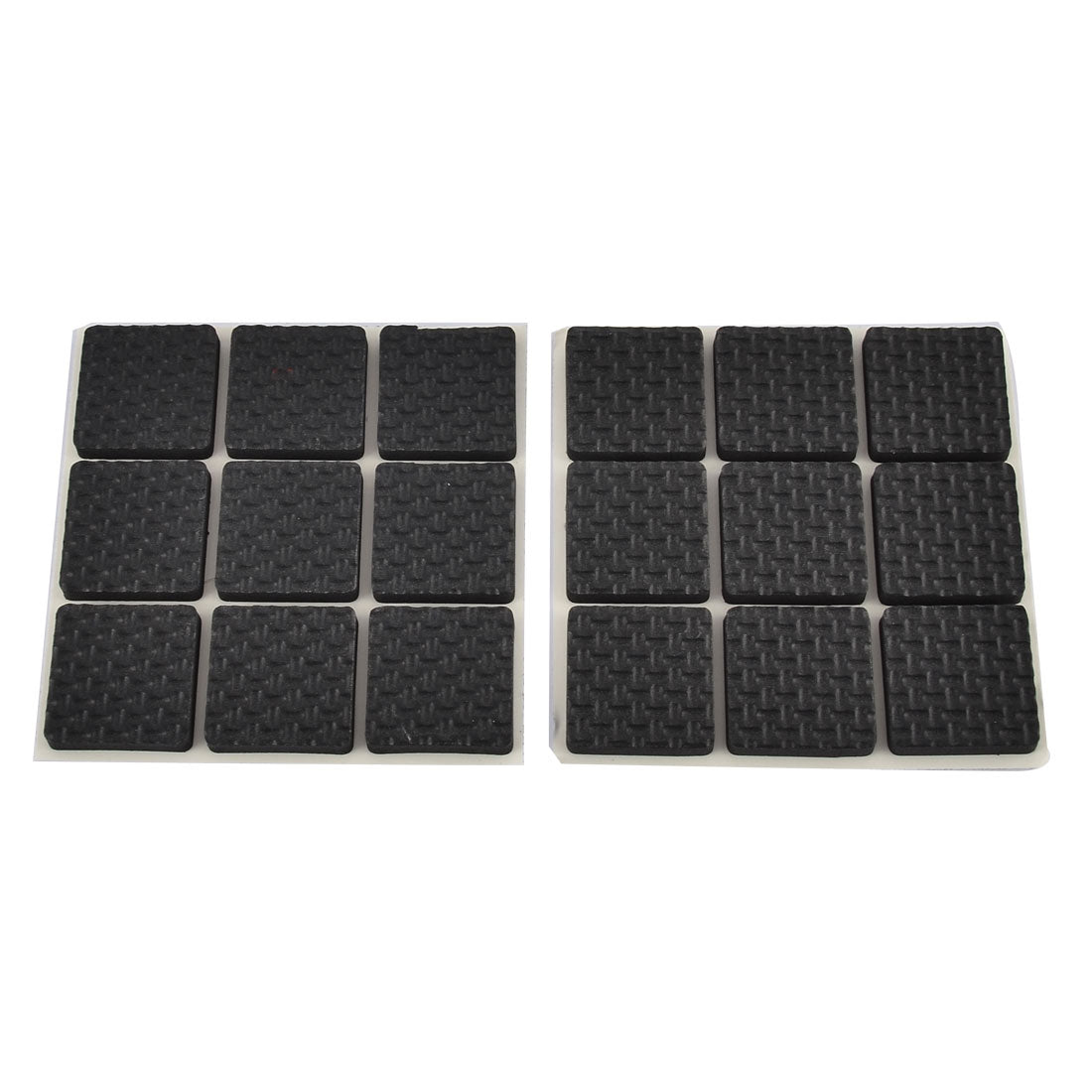 uxcell Uxcell Home Foam Square Design Furniture Fitment Table Leg Foot Protection Pad 18pcs