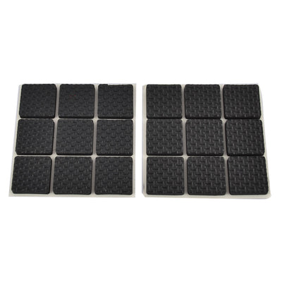 uxcell Uxcell Home Foam Square Design Furniture Fitment Table Leg Foot Protection Pad 18pcs