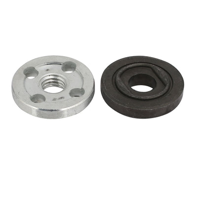 Harfington 4 Sets Electrical Inner Outer Flange Nut Spare Parts for GWS6-100 Grinder