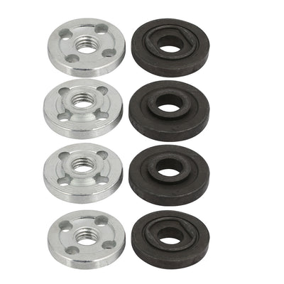 Harfington 4 Sets Electrical Inner Outer Flange Nut Spare Parts for GWS6-100 Grinder