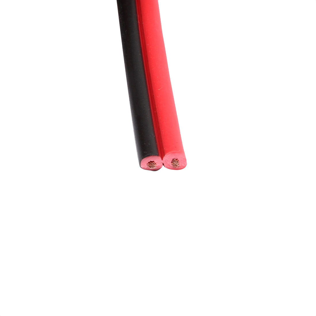 Harfington 0.5mm2 Indoor Outdoor PVC Insulated Electrical Wire Cable Black Red 8 Meters