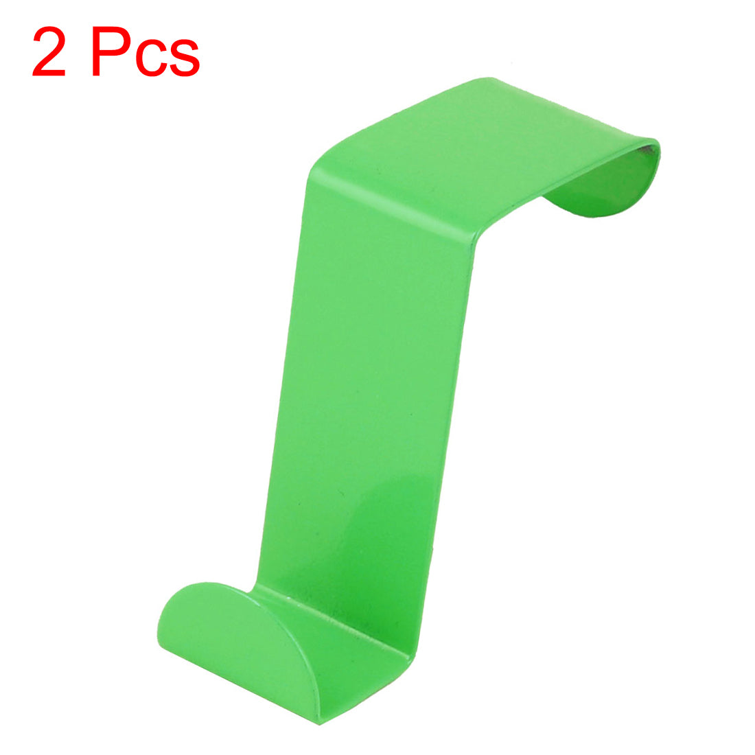 Harfington Household Metal Z Shaped Over Door Hooks Clothes Towel Hanger Holder 2 Pcs