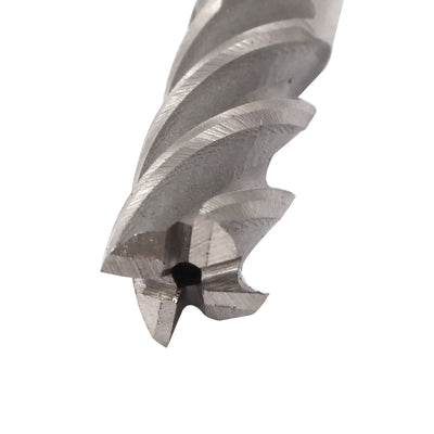 Harfington 1/2" x 1/2" HSS Lathe Center Milling Cutting Engraving End Mill Cutter