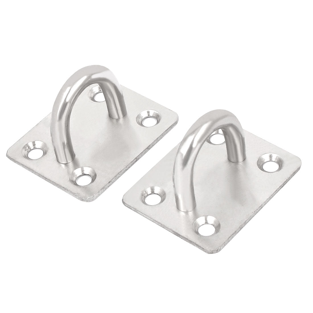 Harfington 46mmx37mmx30mm Metal U Shaped Fan Light Fixture Ceiling Mounted Hook 4pcs