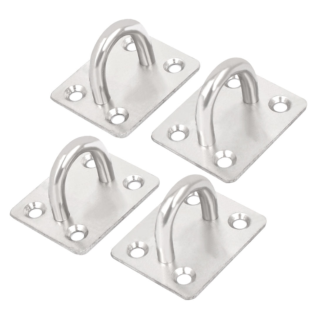 Harfington 46mmx37mmx30mm Metal U Shaped Fan Light Fixture Ceiling Mounted Hook 4pcs