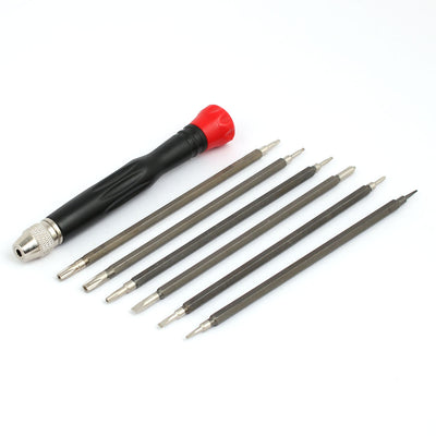 Harfington 7 In 1 Phillips Slotted Torx Pentalobe Magnetic Double Head Screwdriver Tool Set