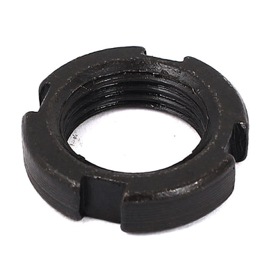 Harfington 4pcs M18 x 1.5mm Pitch Slotted Round Nuts DIN 1084 for Hook Spanners