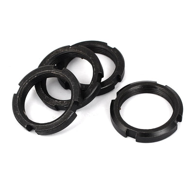 Harfington 4 Pcs M33 x 1.5mm Pitch Slotted Round Nuts GB812 for Hook Spanners