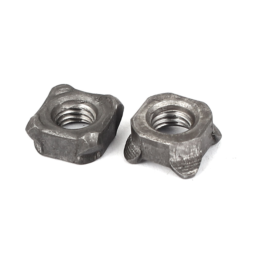 Harfington Weld Nuts,M5 Square UNC Carbon Steel Machine Screw Gray 20Pcs