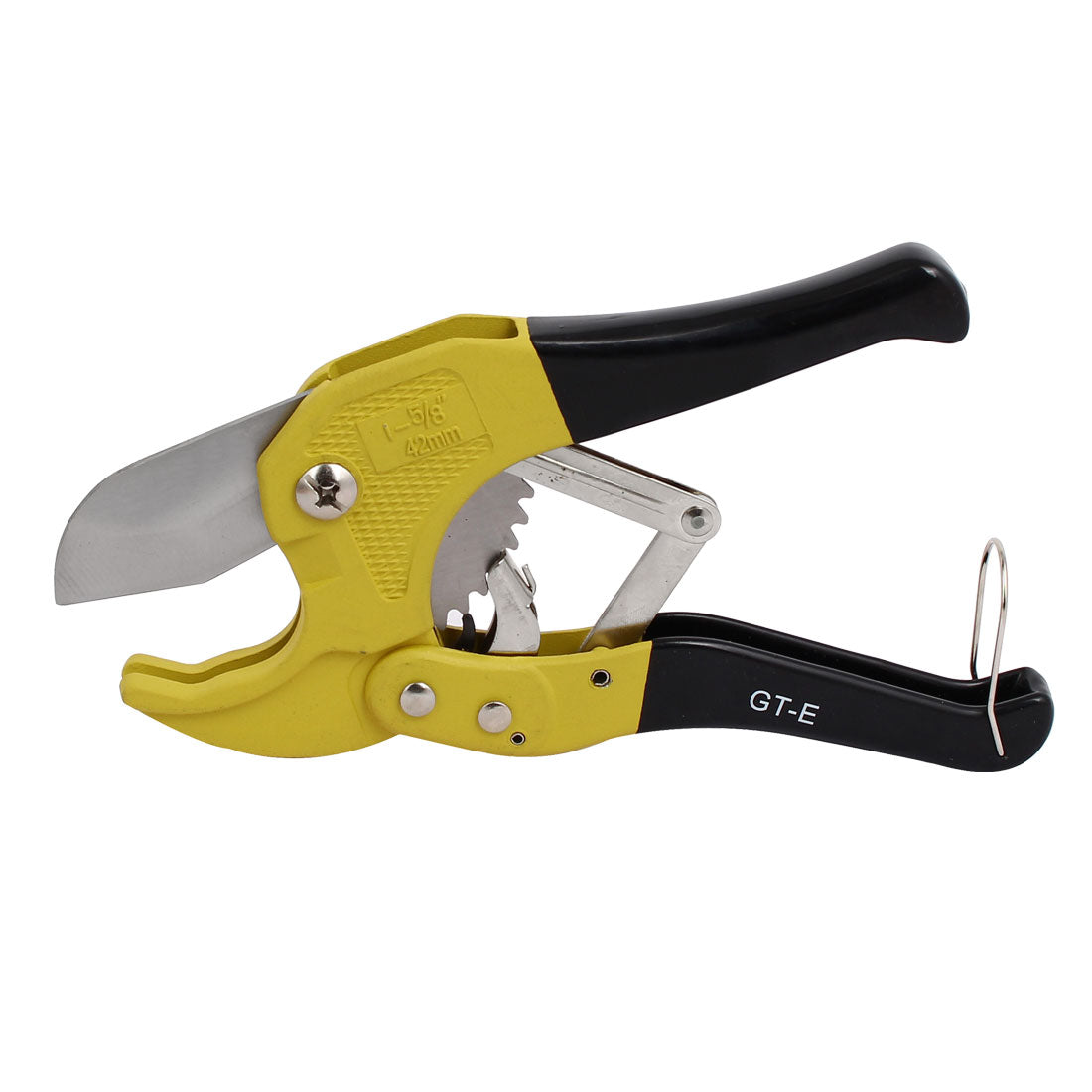 Harfington 1 5/8-inch Diameter Steel Blade Ratcheting PVC Tubing Tube Plastic Pipe Cutter