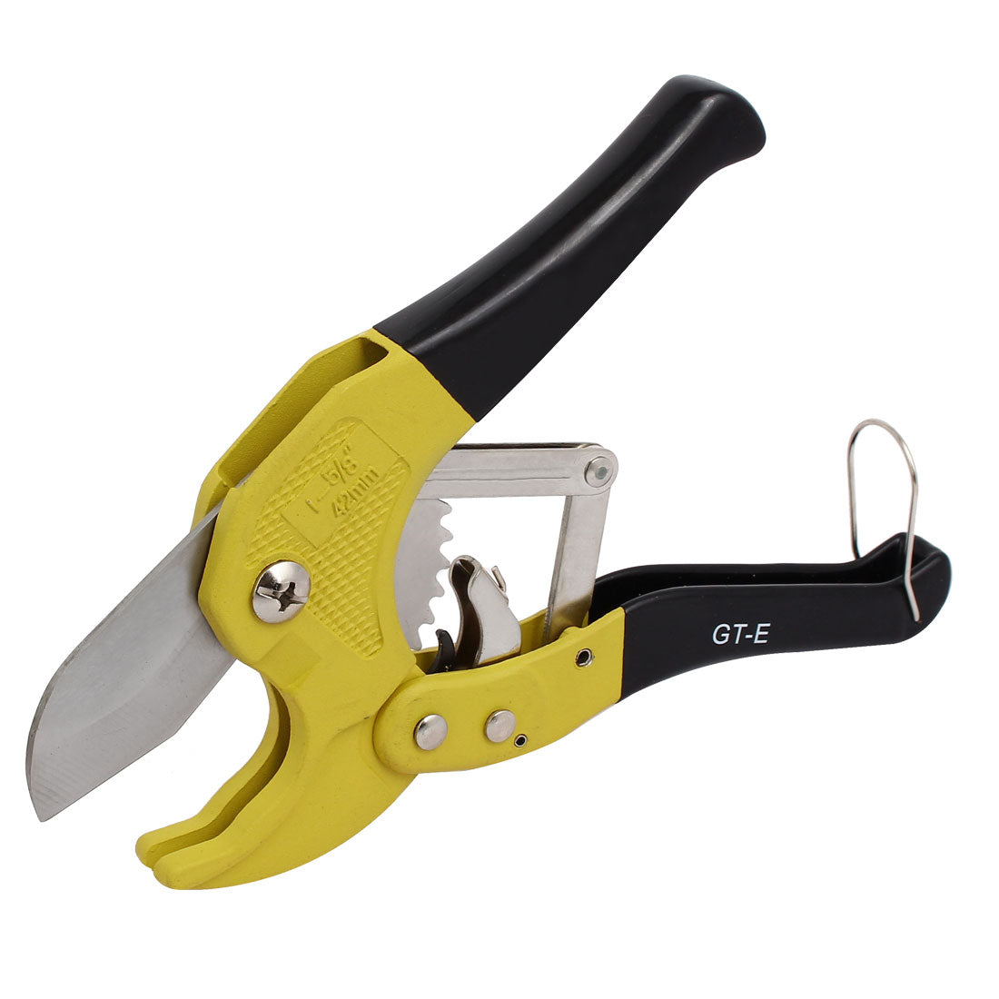 Harfington 1 5/8-inch Diameter Steel Blade Ratcheting PVC Tubing Tube Plastic Pipe Cutter