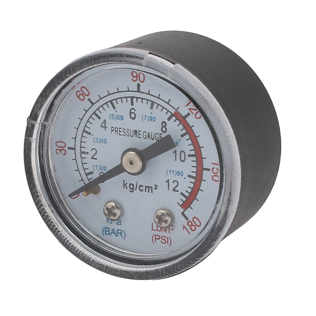 Harfington 0-180 PSI 1/8BSP Male Compressor Air Pressure Gauge Black White