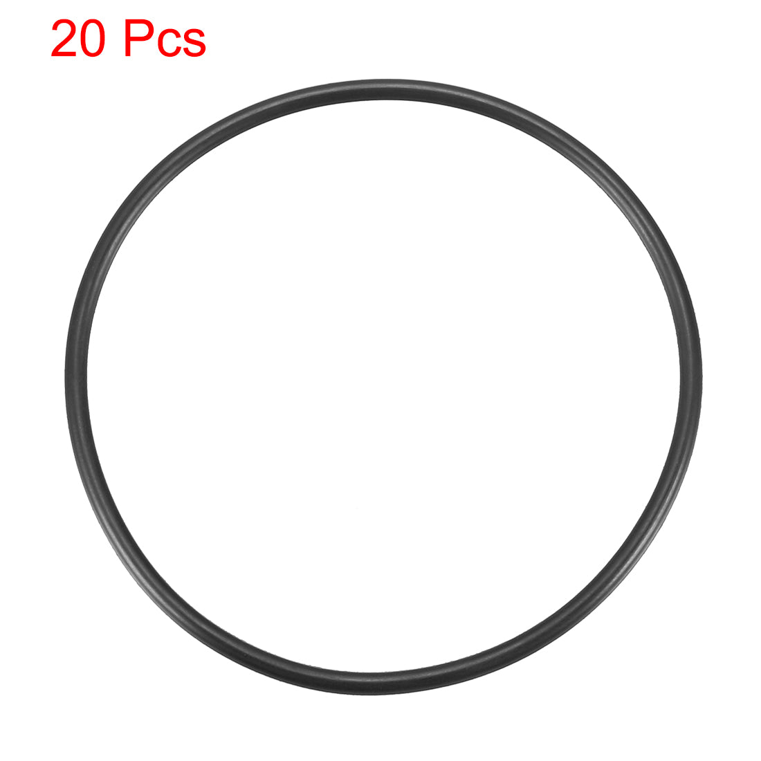Harfington Nitrile Rubber O-Rings Metric Buna-N Sealing Gasket 20Pcs