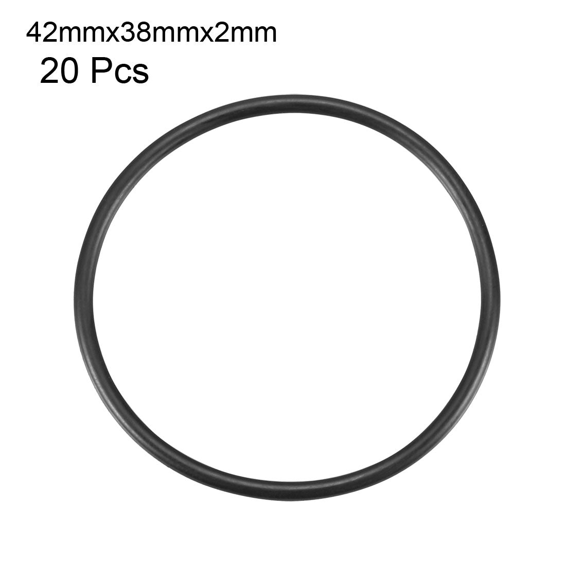 Harfington Nitrile Rubber O-Rings Metric Buna-N Sealing Gasket 20Pcs