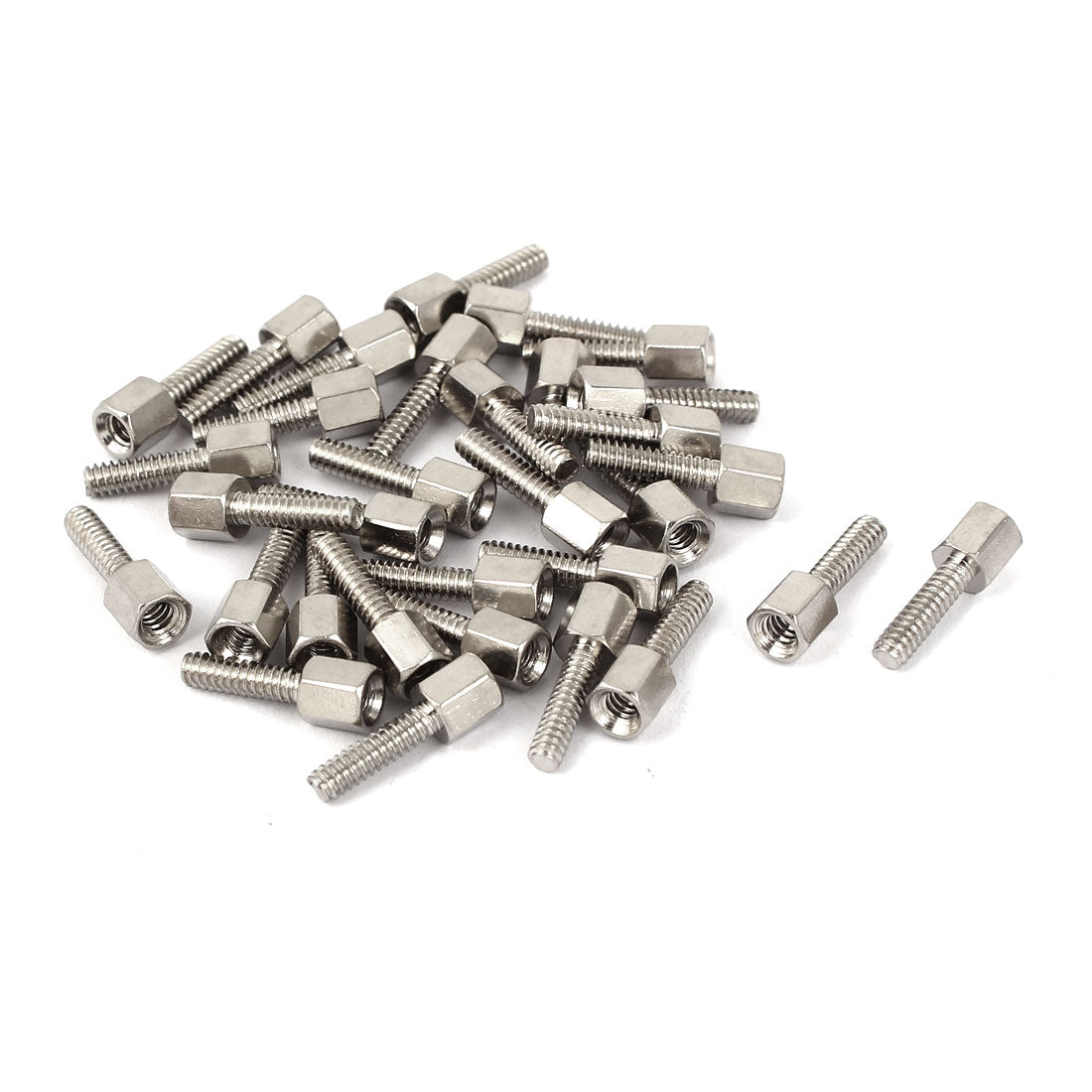 Harfington M3 Male to Female Thread Hex Hexagon Pillars Stand-off Spacers 30 Pcs