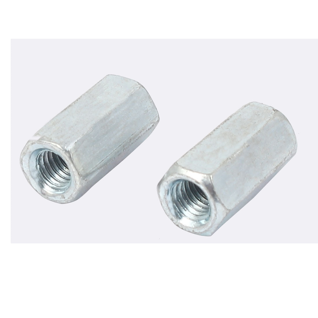 Harfington M6 Female Thread Rose Joint Adapter Threaded Rod Bar Stud Hex Coupling Nut 20PCS