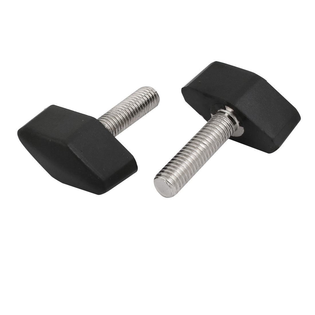 Harfington 6pcs M8x30mm Thread Rotating Adjustable T Handle Clamping Screw Knob