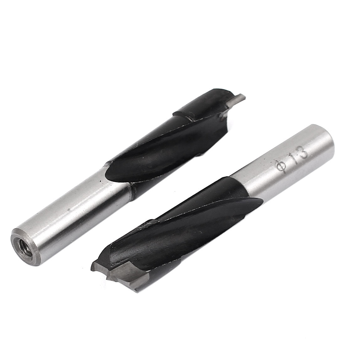 Harfington 13mm Dia Carbide Tip Brad Point Boring Drill Bit Woodworking Tool 2pcs